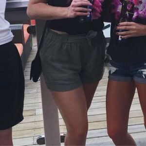 American Eagle paper bag shorts